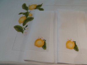 Leron Linens Citrone Table Linens
